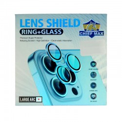 Γυαλί Προστασίας Hard Diamond Camera Lens with Metal Ring  Iphone 14 Pro (6.1'')/14 Pro Max (6.7") Tempered Glass 9H AntiCrash / AntiShock Gold