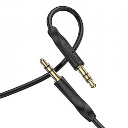 Καλώδιο Data Borofone AUX BL16 - Jack 3,5mm to Jack 3,5mm 1m Black