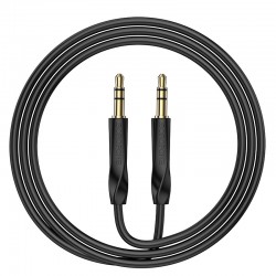 Καλώδιο Data Borofone AUX BL16 - Jack 3,5mm to Jack 3,5mm 1m Black