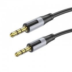 Καλώδιο Data Borofone AUX BL19 Creator - Jack 3,5mm to Jack 3,5mm 1m Black