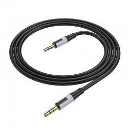 Καλώδιο Data Borofone AUX BL19 Creator - Jack 3,5mm to Jack 3,5mm 1m Black