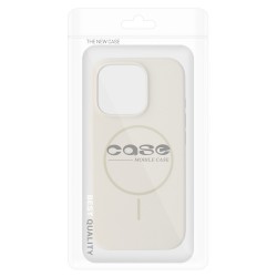 Θήκη Slim Silicone Magsafe Apple iPhone 13 Pro Max  (6.7") Stone