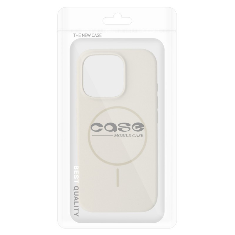 Θήκη Slim Silicone Magsafe Apple iPhone 13 Pro Max  (6.7") Stone