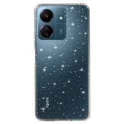 Θήκη TPU Crystal Glitter Xiaomi Redmi 14C 4G/ Redmi A4 / Poco C75  Silver