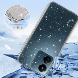 Θήκη TPU Crystal Glitter Xiaomi Redmi 14C 4G/ Redmi A4 / Poco C75  Silver
