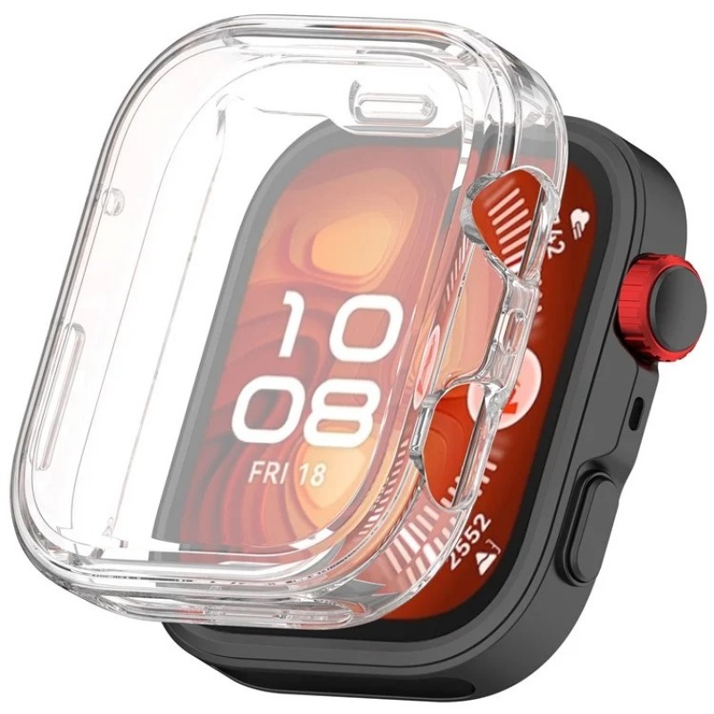 Θήκη TPU Full Cover Huawei Watch Fit 4 Transparent Θήκη TPU Full Cover Huawei Watch Fit 4 Transparent