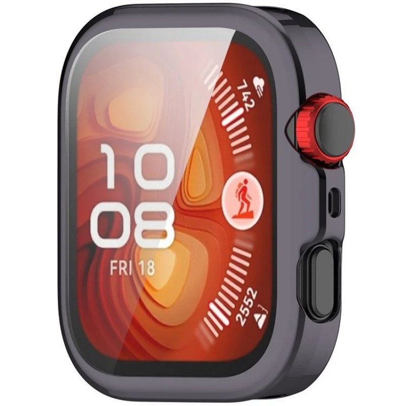 Θήκη TPU Full Cover Huawei Watch Fit 4 Pro Gunmetal Θήκη TPU Full Cover Huawei Watch Fit 4 Pro Gunmetal
