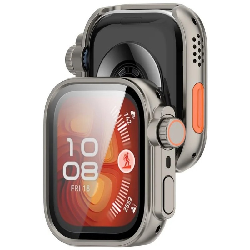 Θήκη PC Full Cover Instant Transformation Ultra 2  Huawei Watch Fit 4 Pro Titanium