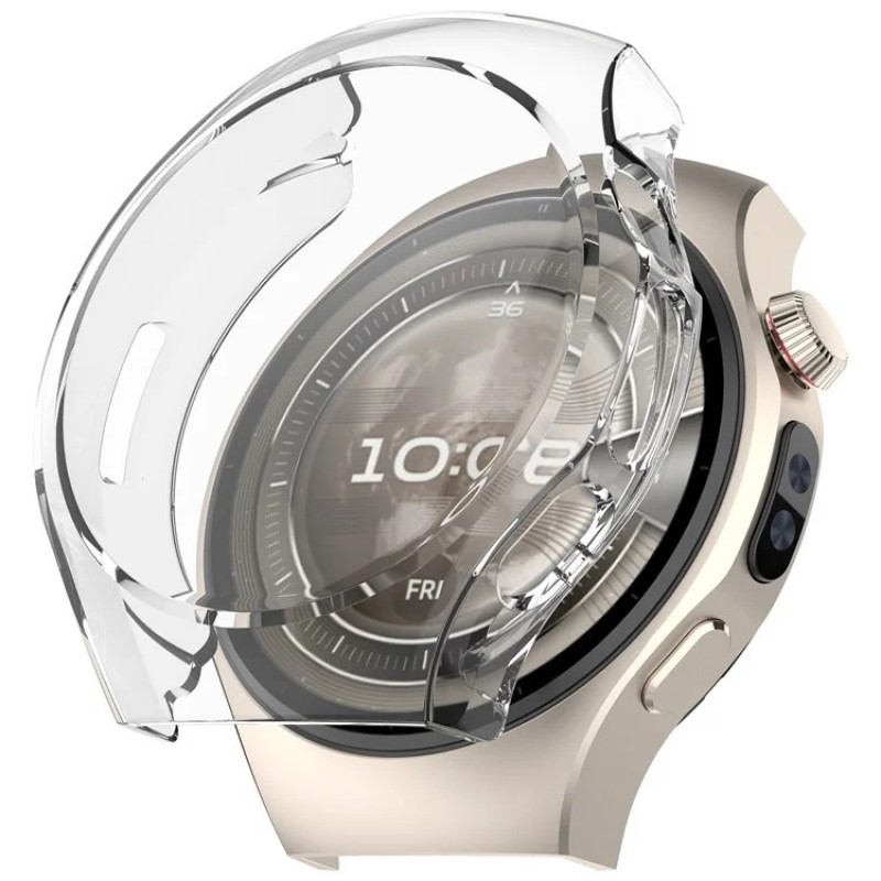 Θήκη TPU Full Cover Huawei Watch 5 42mm Transparent Θήκη TPU Full Cover Huawei Watch 5 42mm Transparent