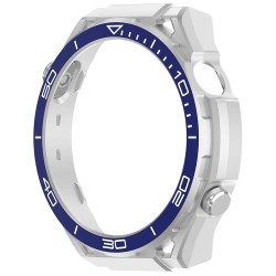 Θήκη PC Protective Case High-End Anti-Drop Watch Frame Huawei Watch 4 Pro Silver-Blue