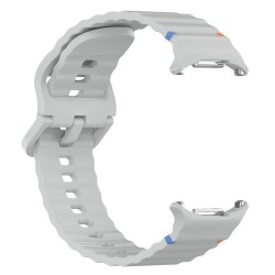 Ανταλλακτικό λουράκι Silicone Wave Pattern Samsung Galaxy Watch Ultra (47mm) Grey