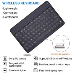 Θήκη Πληκτρολογίου & Keyboard QWERTY Samsung Galaxy Tab S6 T860 / T865 Black