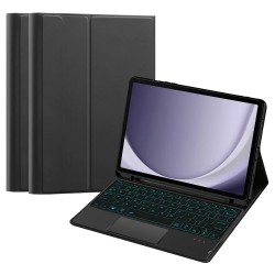 Θήκη Πληκτρολογίου/ Υποδοχή Γραφίδας & Keyboard QWERTY with Backlight & TouchPad Samsung Galaxy Tab A9+ Plus 11.0 X210 / X215 / X216 Black Θήκη Πληκτρολογίου/ Υποδοχή Γραφίδας & Keyboard QWERTY with Backlight & TouchPad Samsung Galaxy Tab A9+ Plus 11.0 X210 / X215 / X216 Black