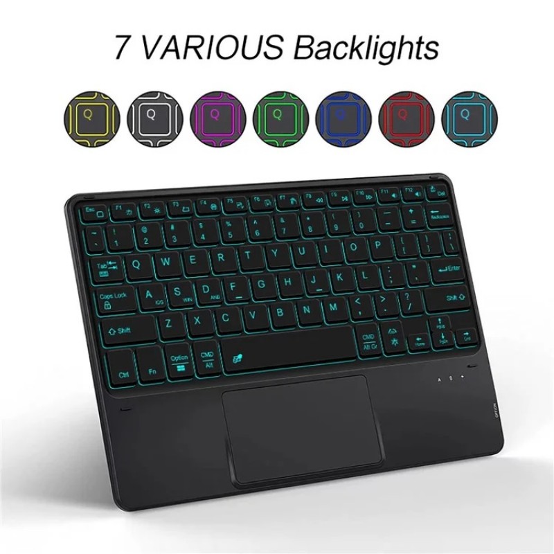 Θήκη Πληκτρολογίου/ Υποδοχή Γραφίδας & Keyboard QWERTY with Backlight & TouchPad Samsung Galaxy Tab A9+ Plus 11.0 X210 / X215 / X216 Black Θήκη Πληκτρολογίου/ Υποδοχή Γραφίδας & Keyboard QWERTY with Backlight & TouchPad Samsung Galaxy Tab A9+ Plus 11.0 X210 / X215 / X216 Black