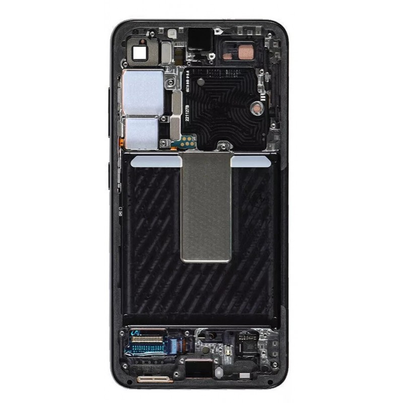 Οθόνη LCD & Μηχανισμός Αφής With Frame Samsung Galaxy S23 5G S911 Black με 3 Χρόνια Εγγύηση (w/o Fingerprint Function)