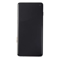 Οθόνη LCD Incell & Μηχανισμός Αφής Samsung Galaxy S10 G973 Black με Πλαίσιο (OEM) με 3 Χρόνια Εγγύηση (w/o Fingerprint Function)