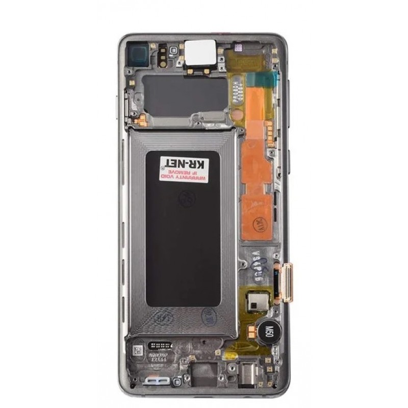 Οθόνη LCD Incell & Μηχανισμός Αφής Samsung Galaxy S10 G973 Black με Πλαίσιο (OEM) με 3 Χρόνια Εγγύηση (w/o Fingerprint Function)
