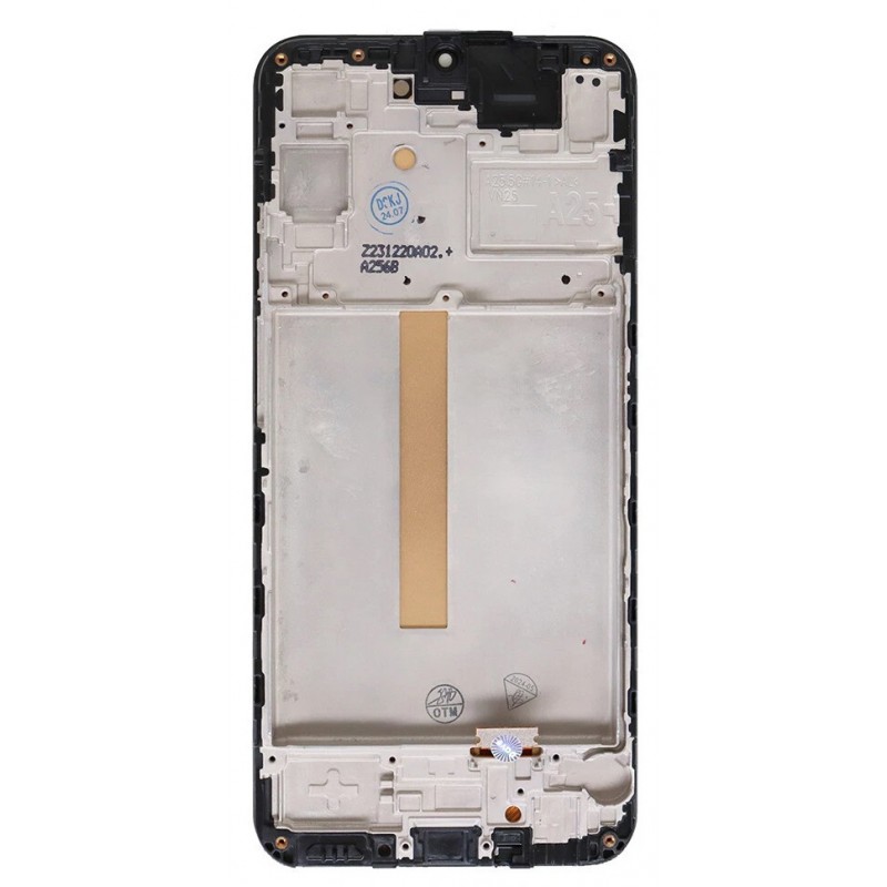 Οθόνη OLED Samsung Galaxy A25 A256B & Μηχανισμός Αφής με Πλαίσιο Black με 3 Χρόνια Εγγύηση