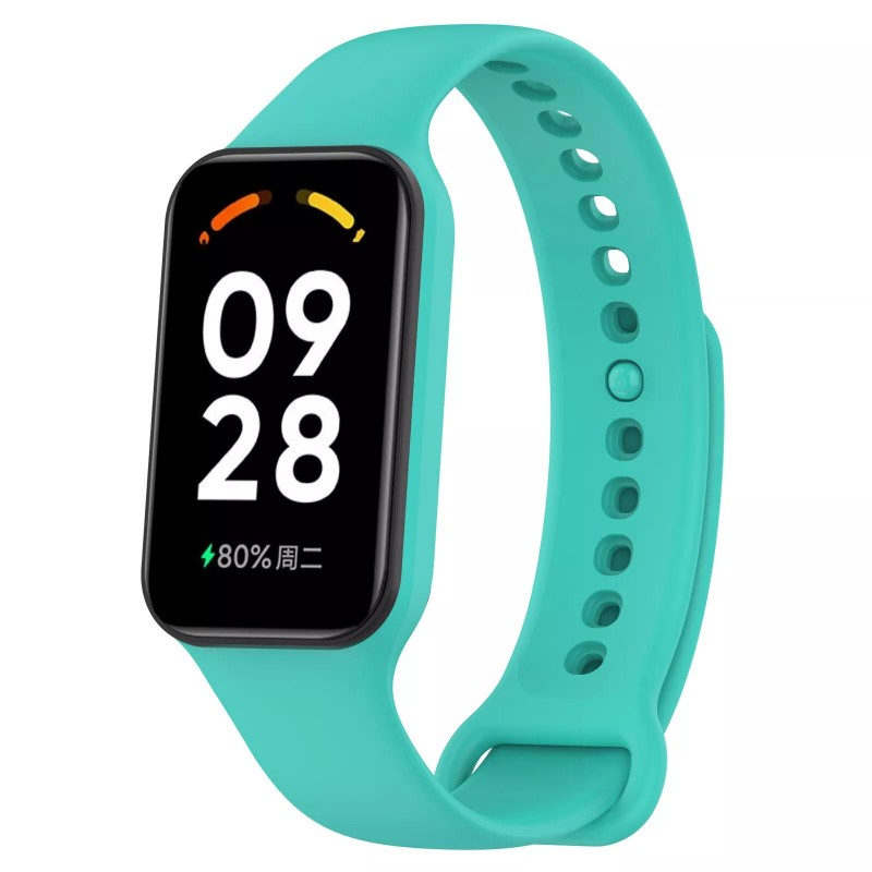 Ανταλλακτικό λουράκι Xiaomi Redmi Smart Band 2 / Mi Band 8 Active Smooth Silicone Green