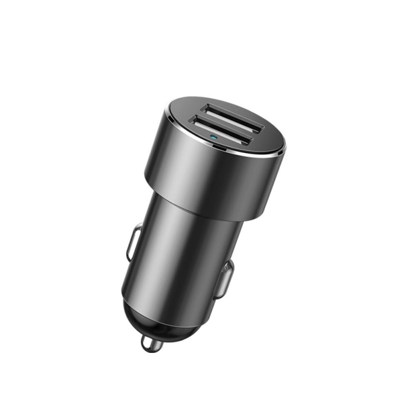 Φορτιστής Αυτοκινήτου Baseus Car Charger 2 x USB A + 2 x Cigarette Lighter 80W 3,1A Black