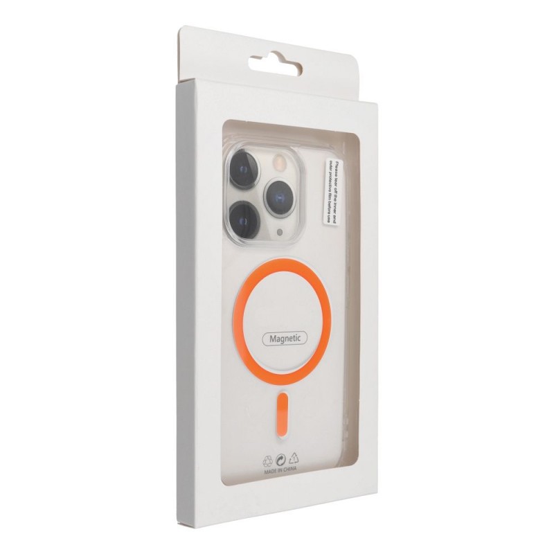 Θήκη Drop Glue Colorful Ring Mag Cover Apple iPhone 13 (6.1") Orange