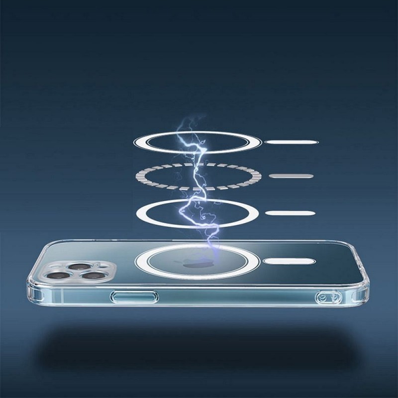 Θήκη Clear Mag Cover Case Apple iPhone 13 (6.1") Transparent