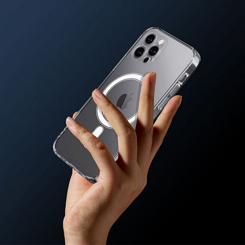 Θήκη Clear Mag Cover Case Apple iPhone 13 (6.1") Transparent