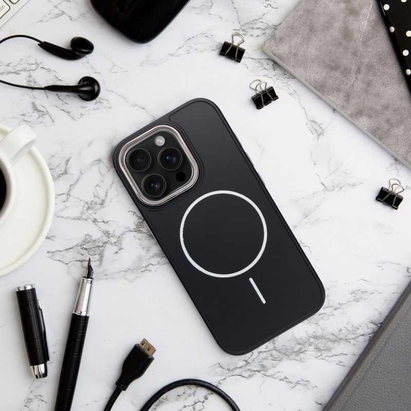 Θήκη Frame Mag Cover Case Apple iPhone 13 (6.1") Black