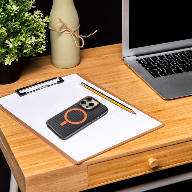 Θήκη Simply with Magsafe Apple iPhone 13 (6.1") Titanium Black
