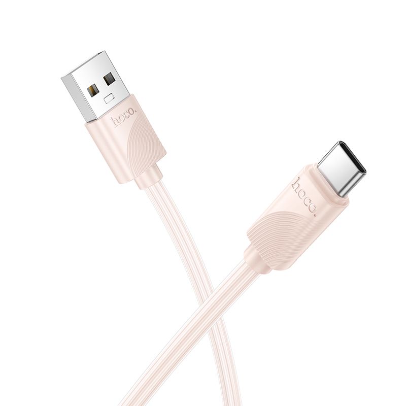 Καλώδιο Data Hoco USB A to Type C 3A X114 1m Pink