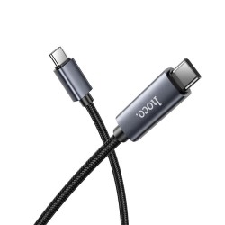 Καλώδιο Data Hoco Type C to Type C with Display 3A 60W X112 1m Black Καλώδιο Data Hoco Type C to Type C with Display 3A 60W X112 1m Black