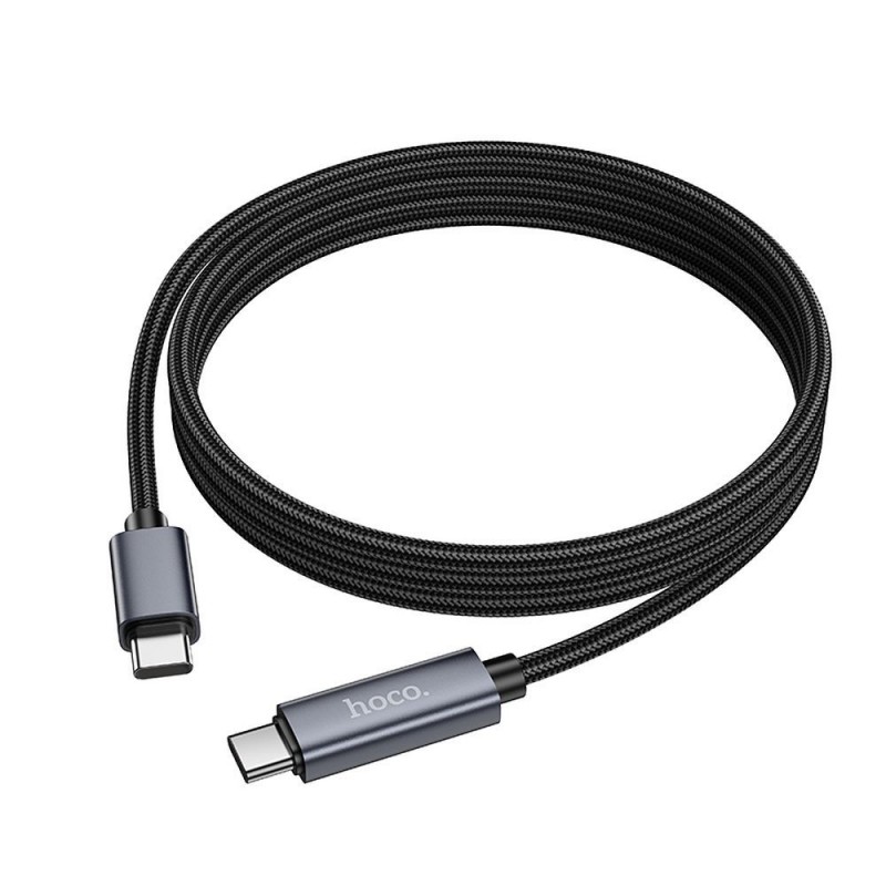 Καλώδιο Data Hoco Type C to Type C with Display 3A 60W X112 1m Black Καλώδιο Data Hoco Type C to Type C with Display 3A 60W X112 1m Black