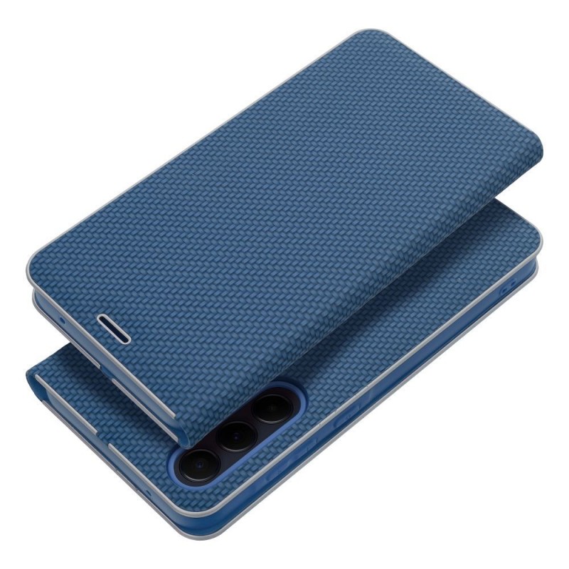 Θήκη Luna Book Carbon Case Samsung Galaxy A56 SM-A566 / A36 SM-A366 5G Blue