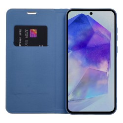 Θήκη Luna Book Carbon Case Samsung Galaxy A56 SM-A566 / A36 SM-A366 5G Blue