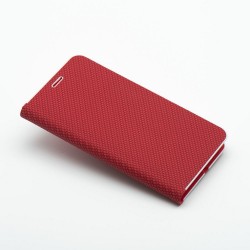Θήκη Luna Book Carbon Case Samsung Galaxy A56 SM-A566 / A36 SM-A366 5G Red