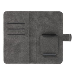 Θήκη Book Universal Common size L for iPhone 6 Plus / 7 Plus / 8 Plus / XS Max / 11 Pro Max / Samsung S20 FE / S21 FE / S10 Plus / A10 / A32 / A54 / Xiaomi 12 Lite / Huawei P30 Pro Black