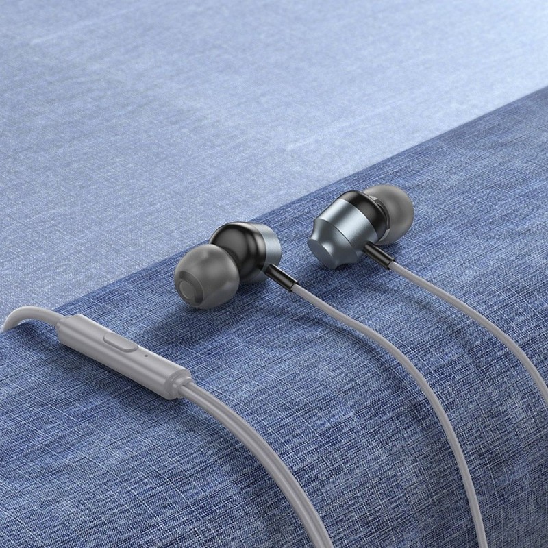 Ακουστικά Handsfree Earphones Hoco M122 In-ear Type-C Metal Gray Ακουστικά Handsfree Earphones Hoco M122 In-ear Type-C Metal Gray