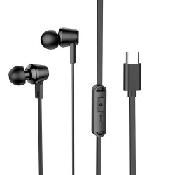 Ακουστικά Handsfree Earphones Hoco M86 In-ear Type-C Black Ακουστικά Handsfree Earphones Hoco M86 In-ear Type-C Black