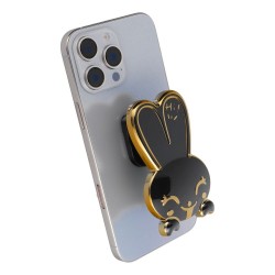 Βάση Στήριξης Universal Phone Stand Holder Rabbit - Stick-On Black Βάση Στήριξης Universal Phone Stand Holder Rabbit - Stick-On Black