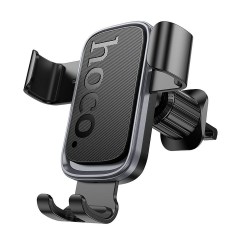Βάση Αυτοκινήτου Hoco H80 Air Vent Gravity Car Holder Black Metal Gray Βάση Αυτοκινήτου Hoco H80 Air Vent Gravity Car Holder Black Metal Gray