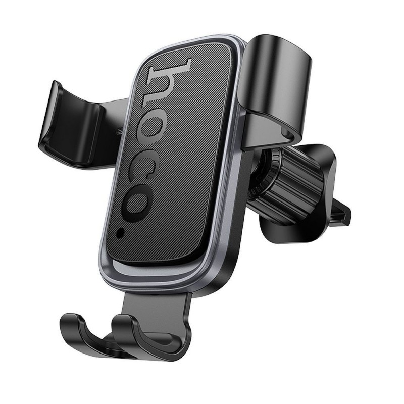 Βάση Αυτοκινήτου Hoco H80 Air Vent Gravity Car Holder Black Metal Gray Βάση Αυτοκινήτου Hoco H80 Air Vent Gravity Car Holder Black Metal Gray
