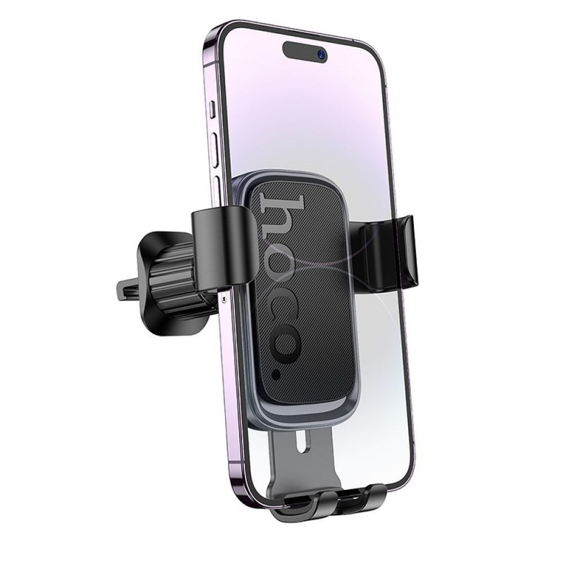 Βάση Αυτοκινήτου Hoco H80 Air Vent Gravity Car Holder Black Metal Gray Βάση Αυτοκινήτου Hoco H80 Air Vent Gravity Car Holder Black Metal Gray