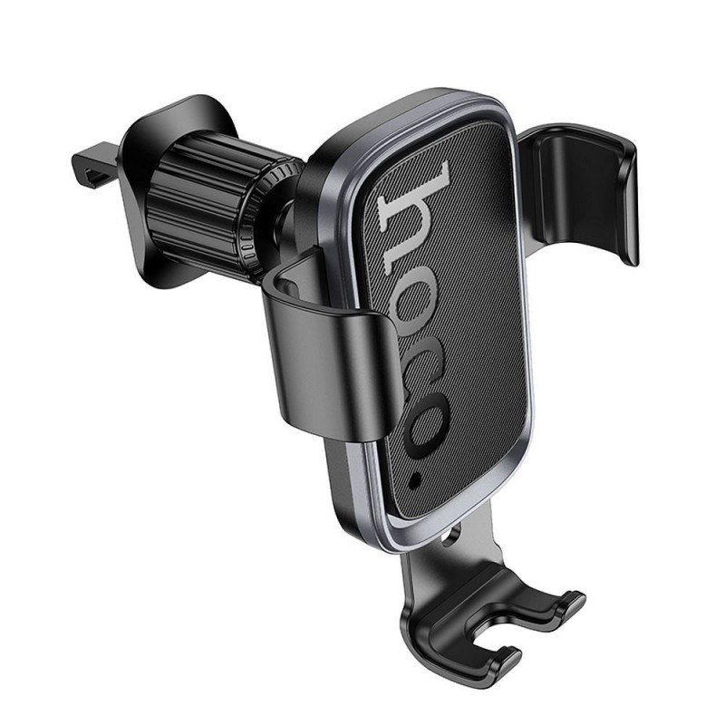 Βάση Αυτοκινήτου Hoco H80 Air Vent Gravity Car Holder Black Metal Gray Βάση Αυτοκινήτου Hoco H80 Air Vent Gravity Car Holder Black Metal Gray
