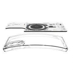 Θήκη Spigen Ultra Hybrid Mag Magsafe Samsung Galaxy S25 Edge 5G SM-S937 Clear (ACS09416)