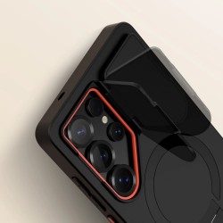 Θήκη Tech-Protect Kevlar Aura Magsafe Case Samsung Galaxy S25 Ultra 5G S938 Black/Orange