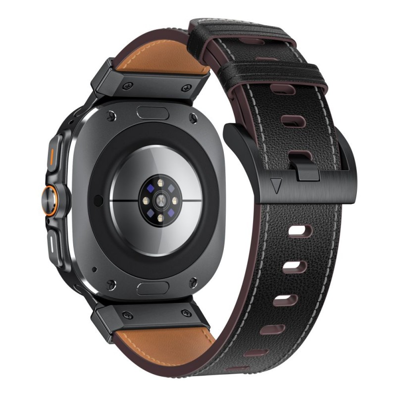 Ανταλλακτικό λουράκι Tech-Protect Delta Pro Leather Samsung Galaxy Watch Ultra (47mm) Black