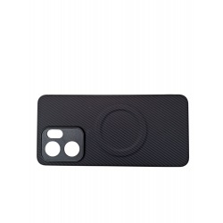 Θήκη PC & TPU Carbon Cover Magsafe  Oppo Reno 13 FS / 13F 5G Black