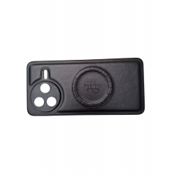 Θήκη PC & TPU Leather Strap Cover Magsafe with Separate Stand  Xiaomi Poco F7 Pro / K80  Black
