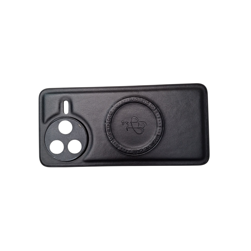 Θήκη PC & TPU Leather Strap Cover Magsafe with Separate Stand  Xiaomi Poco F7 Pro / K80  Black