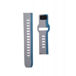 Ανταλλακτικό λουράκι Dual Color Silicone Xiaomi Watch 2 / Watch 2 Pro / Watch S3 (22mm) Grey/Blue